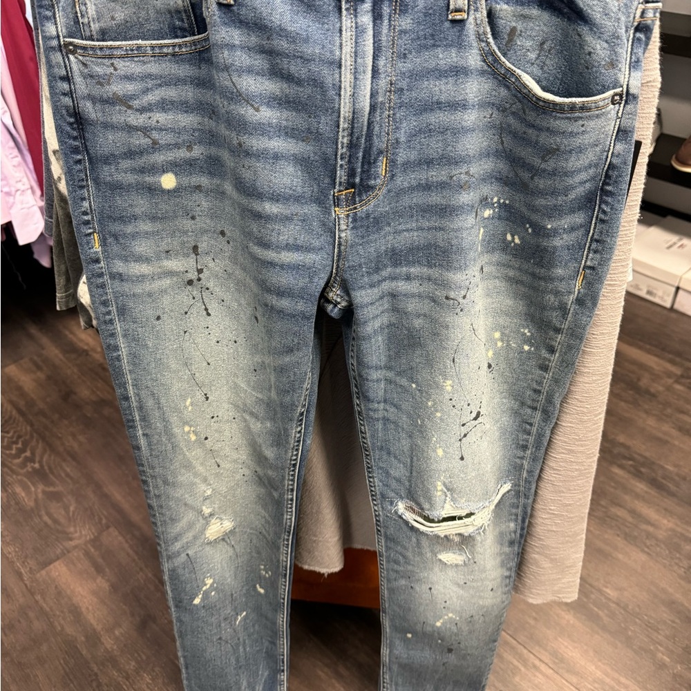 Hudson size 34 men's jeans - Destructed Army